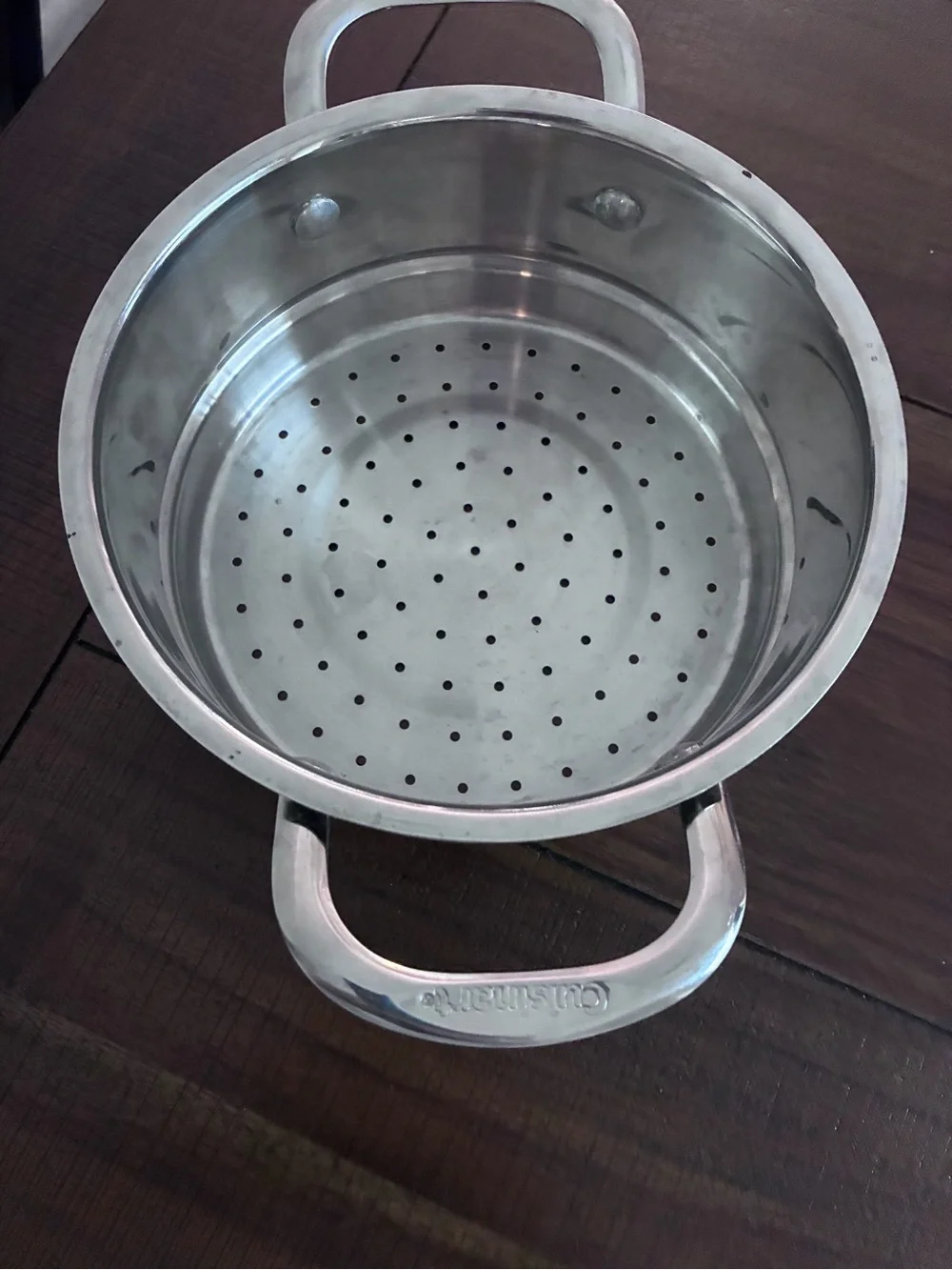 Cuisinart Stainless Steel Steamer Insert 7116-18S EUC.  Condition is Pre Owned.